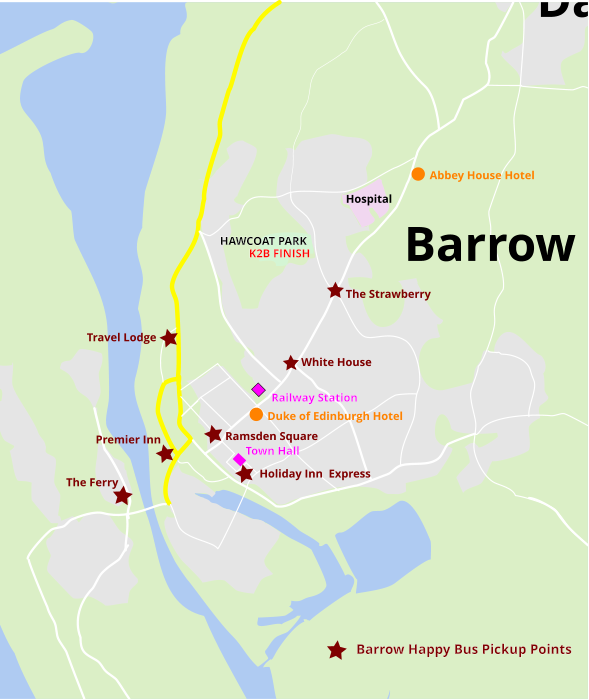 Barrow Happy Bus Pick Up Points